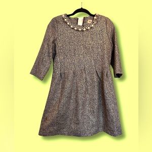 Gold wool Max Mara Dress in S-M size. Great quality and amazing design.